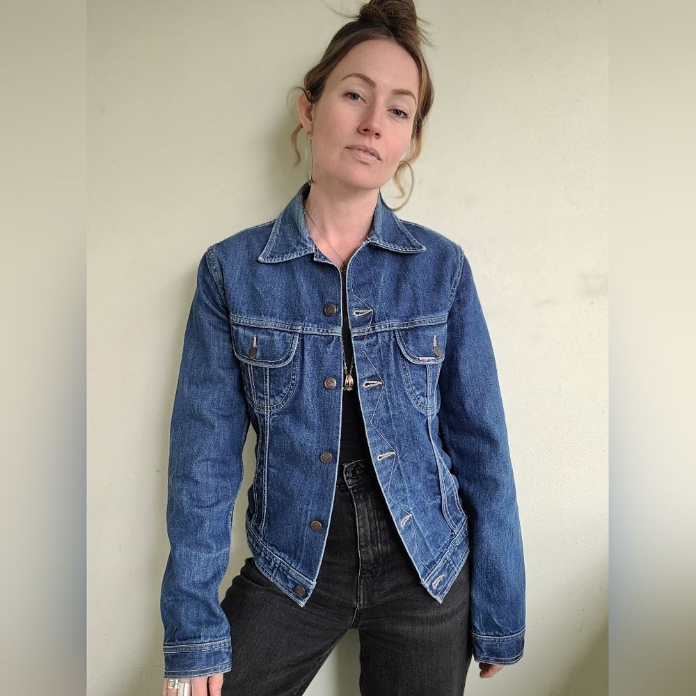 The Inigo Vintage Denim Jacket By US Top M - Picture 6 of 13